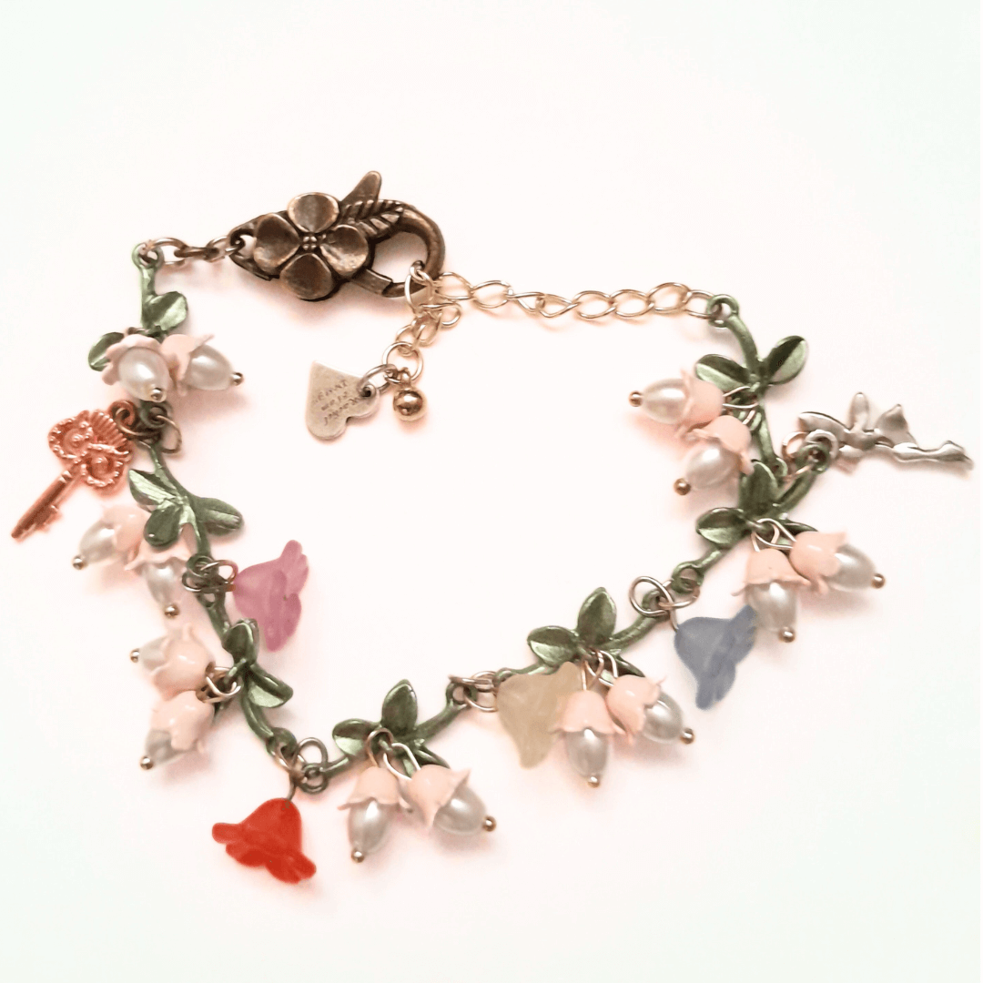 Owl Key Flower Anklet - Foot Jewelry