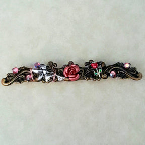 Fairy Floral Nature Pink Hair Pin