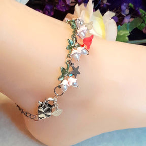 Fairy Flowers Anklet - Foot Jewelry