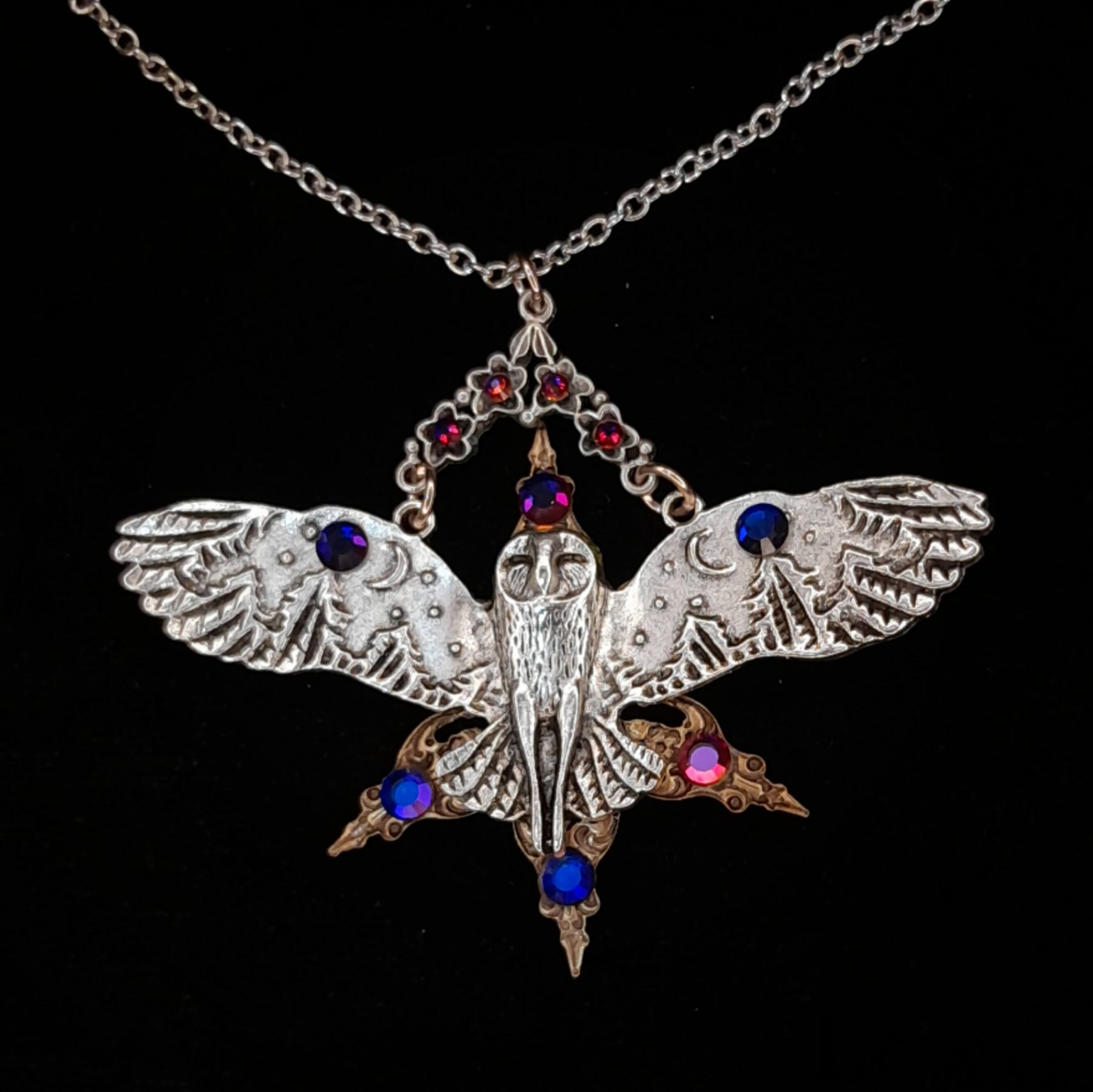 Magical Owl Star Necklace