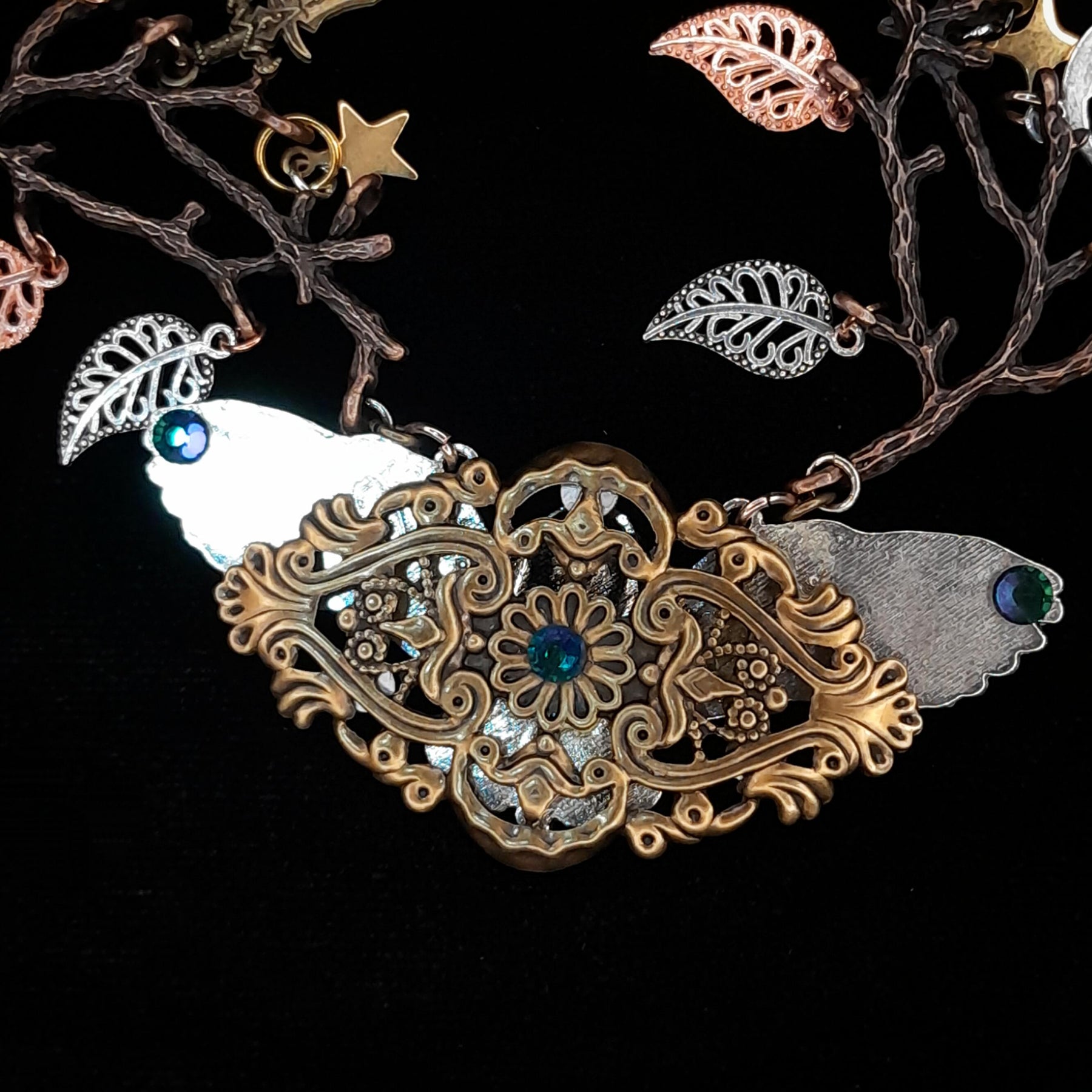 Owl Fantasy Statement Necklace