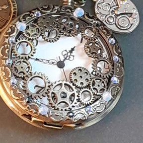 Steampunk Magical Pocket Watch Necklace