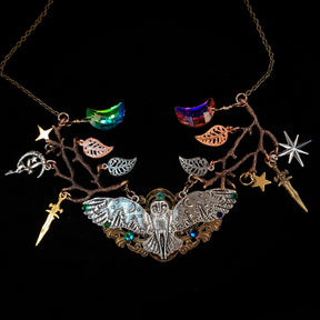 Owl Fantasy Statement Necklace