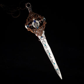 Blue Eye Sword Necklace