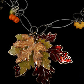 Witchy Maple Leaf Necklace