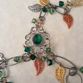 Green Leaves & Nature Hand Chain