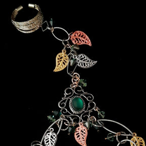 Green Leaves & Nature Hand Chain