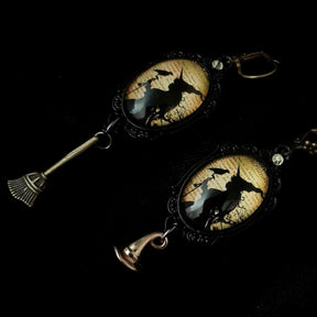 Witchy Fantasy Cabochon Earrings