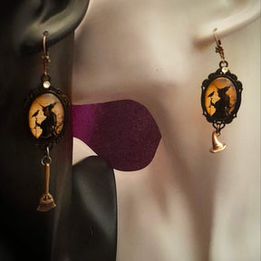 Witchy Fantasy Cabochon Earrings