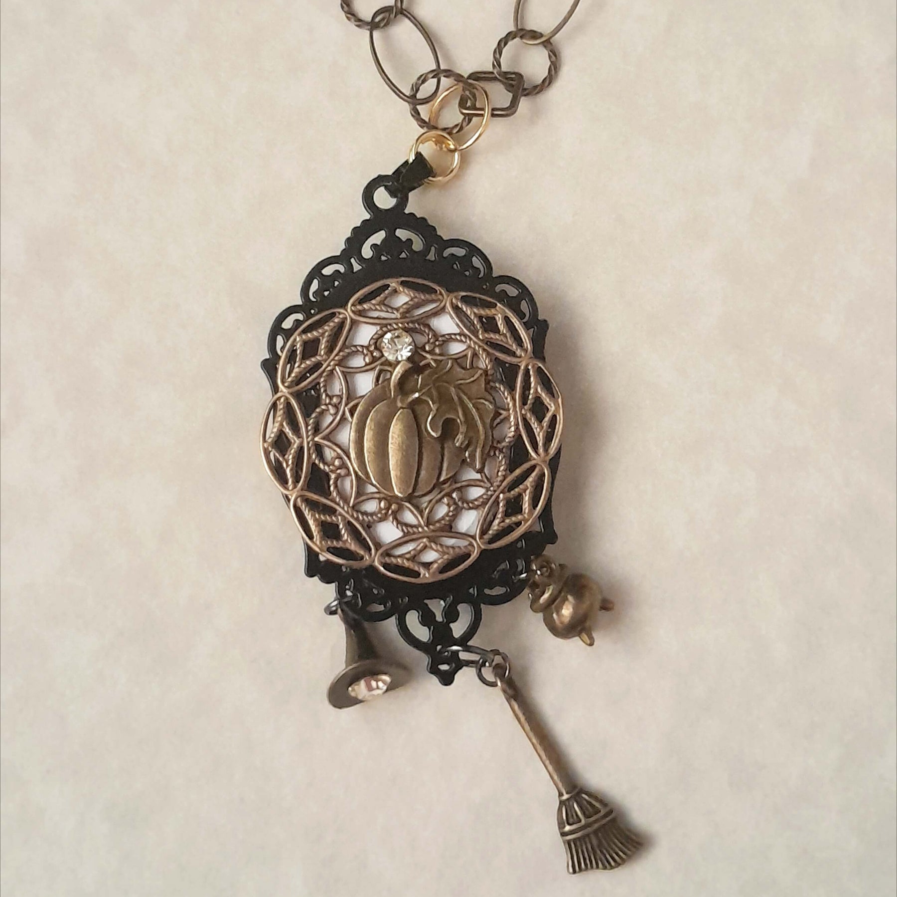 Witchy Fantasy Cabochon Necklace