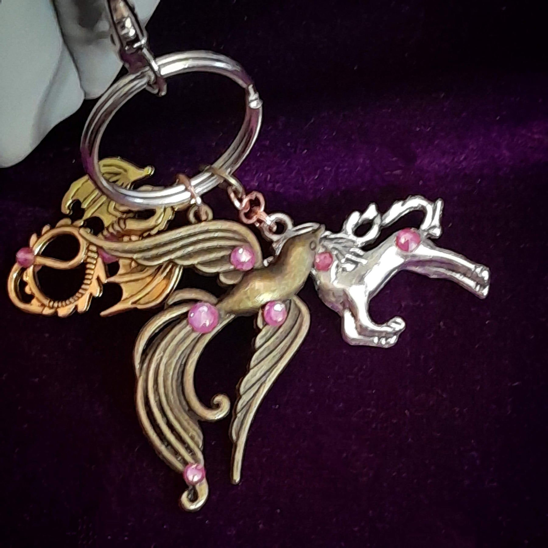 Fantasy Dragon Purse Charm