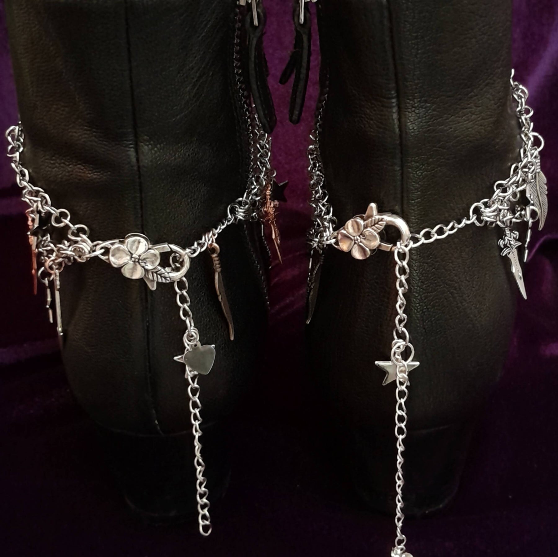 Daggers & Stars Shoe Jewelry - Shoelery