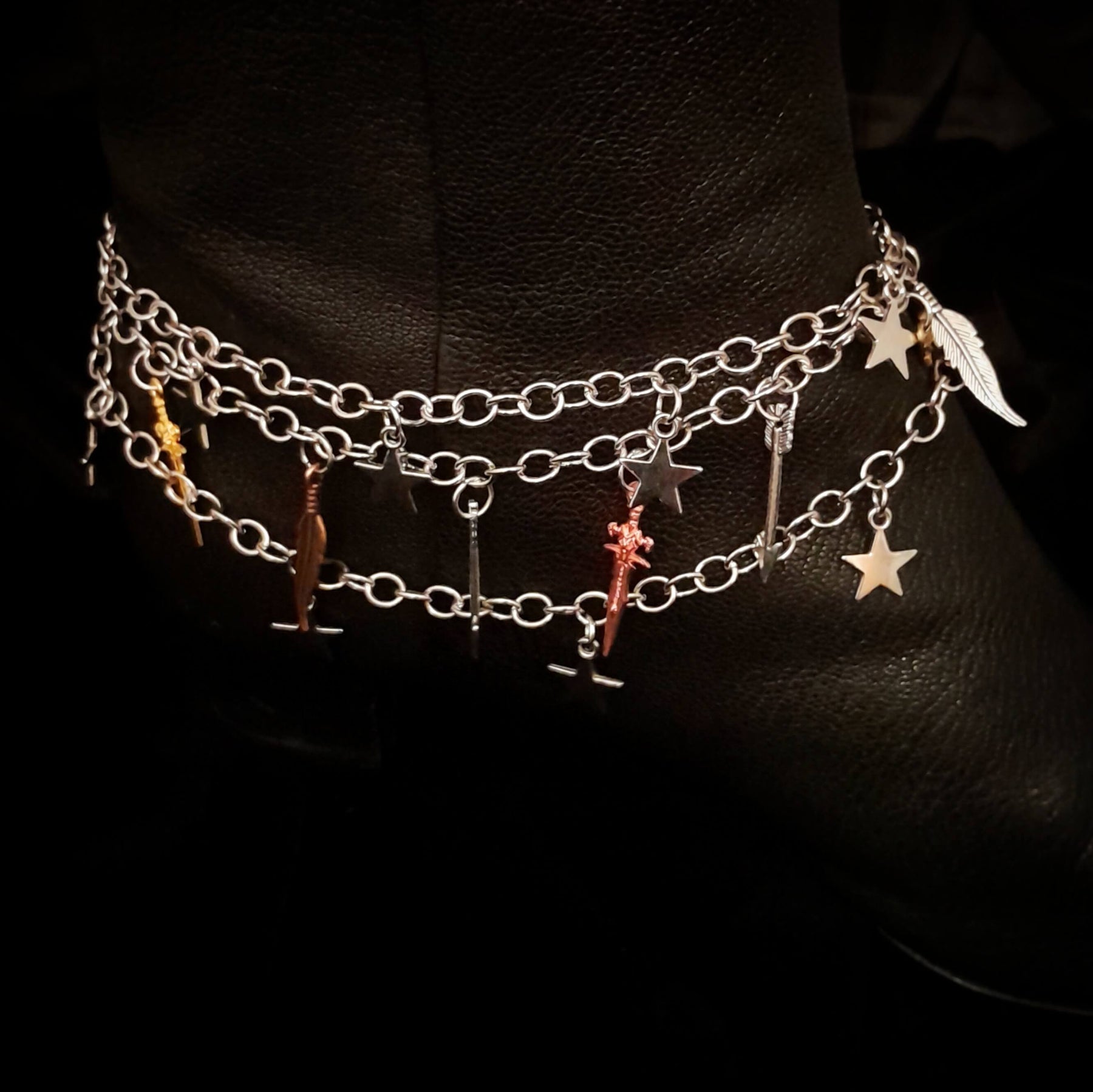 Daggers & Stars Shoe Jewelry - Shoelery