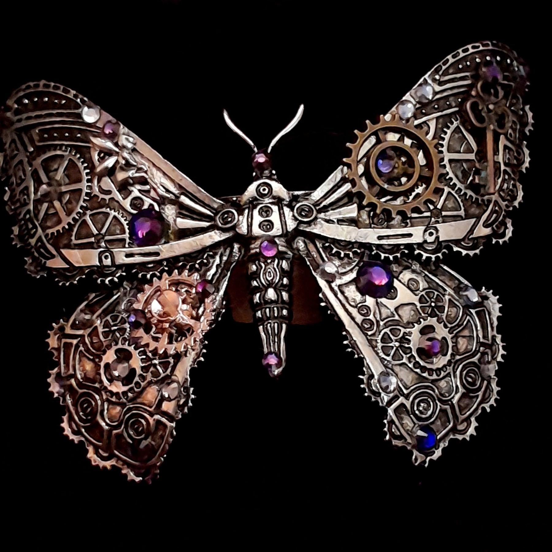 Large Butterfly Purple Fantasy Hairclip