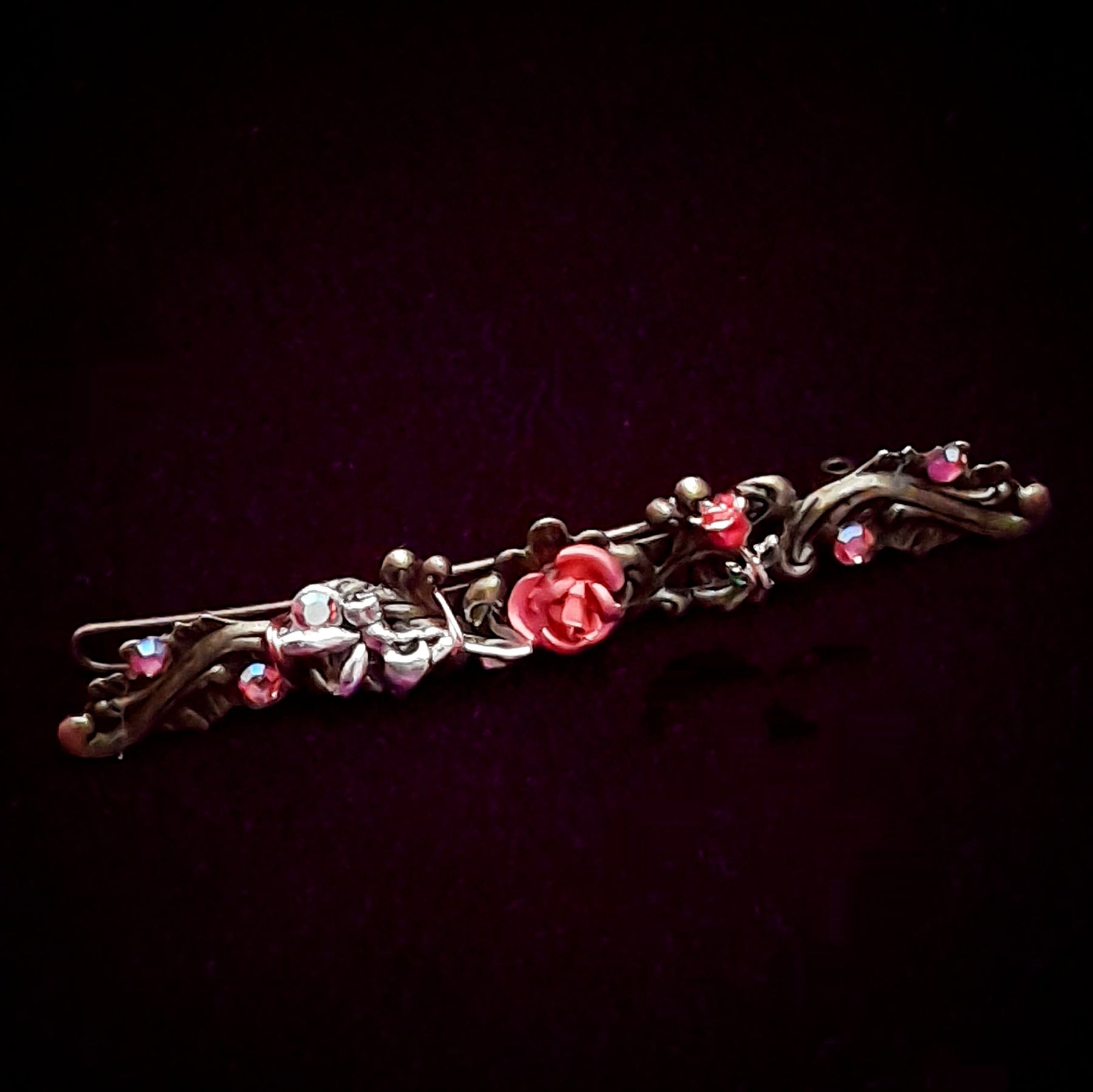 Fairy Floral Nature Pink Hair Pin