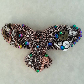 Rose Gold Magical Owl Hairclip