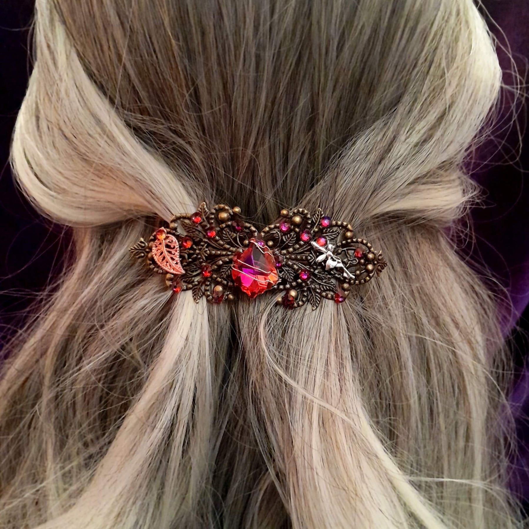 Victorian Style Filigree Hairclip