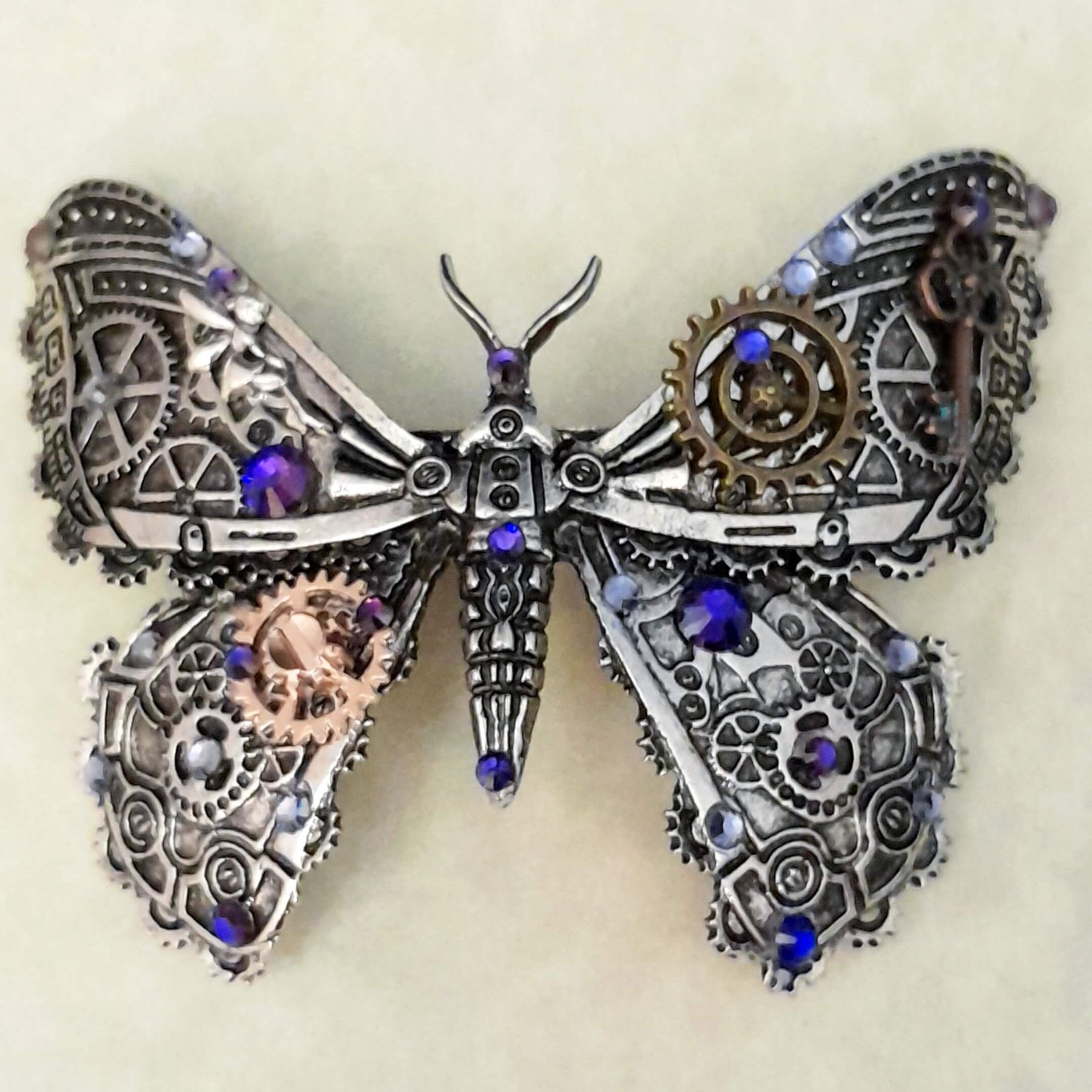 Large Butterfly Purple Fantasy Hairclip