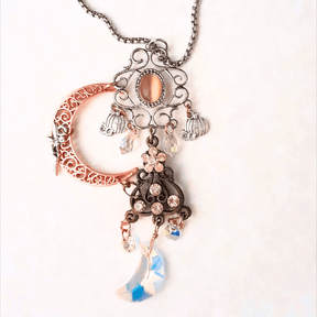 Crystal Moon Fairy Necklace