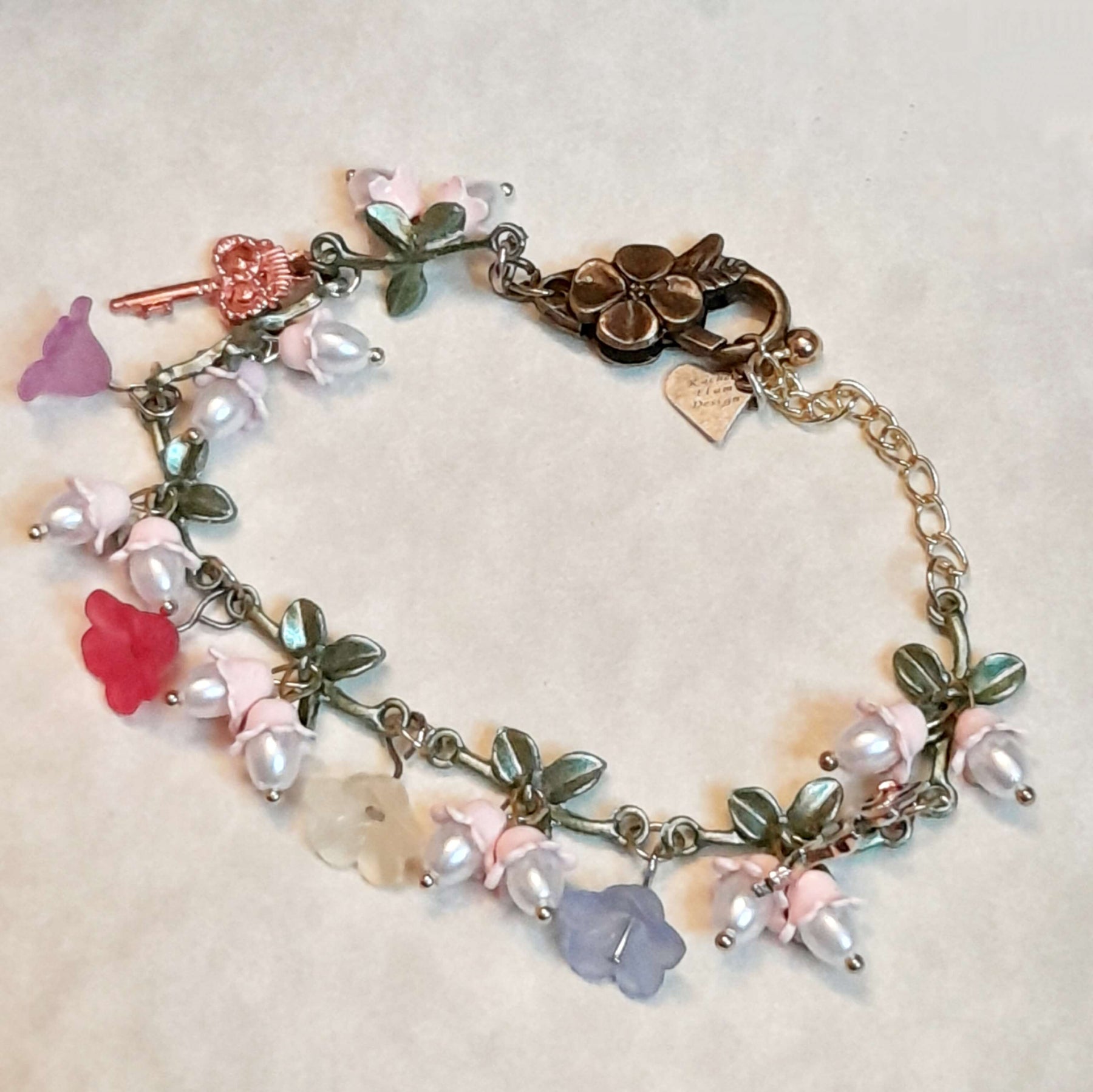 Owl Key Flower Anklet - Foot Jewelry