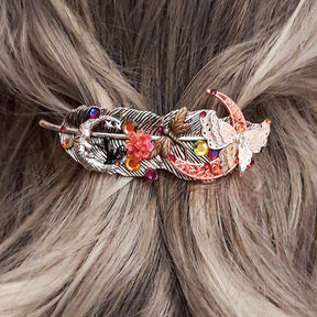 Butterfly Hairclip Moon Cat Barrette