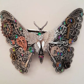 Butterfly Hair Clip Statement Steampunk Barrette