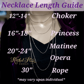 rachel flam design necklace length guide